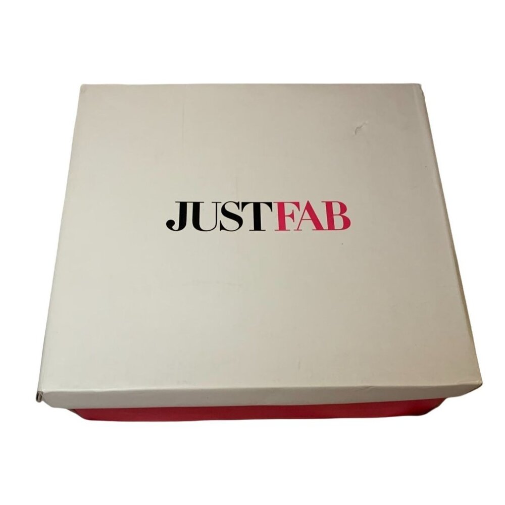 JustFab Romella Navy Faux Suede Boots With Faux Fur Lining & Side Zipper Size 11 - Picture 6 of 8